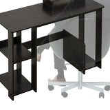 MINOSYS-Computer Desk-Study -PC-and-GDesk-with-Monitor Stand-and-Storage-Vanity Consoleaming-Corner Desk-Lightweight-and-Compact Computer Desk-Black